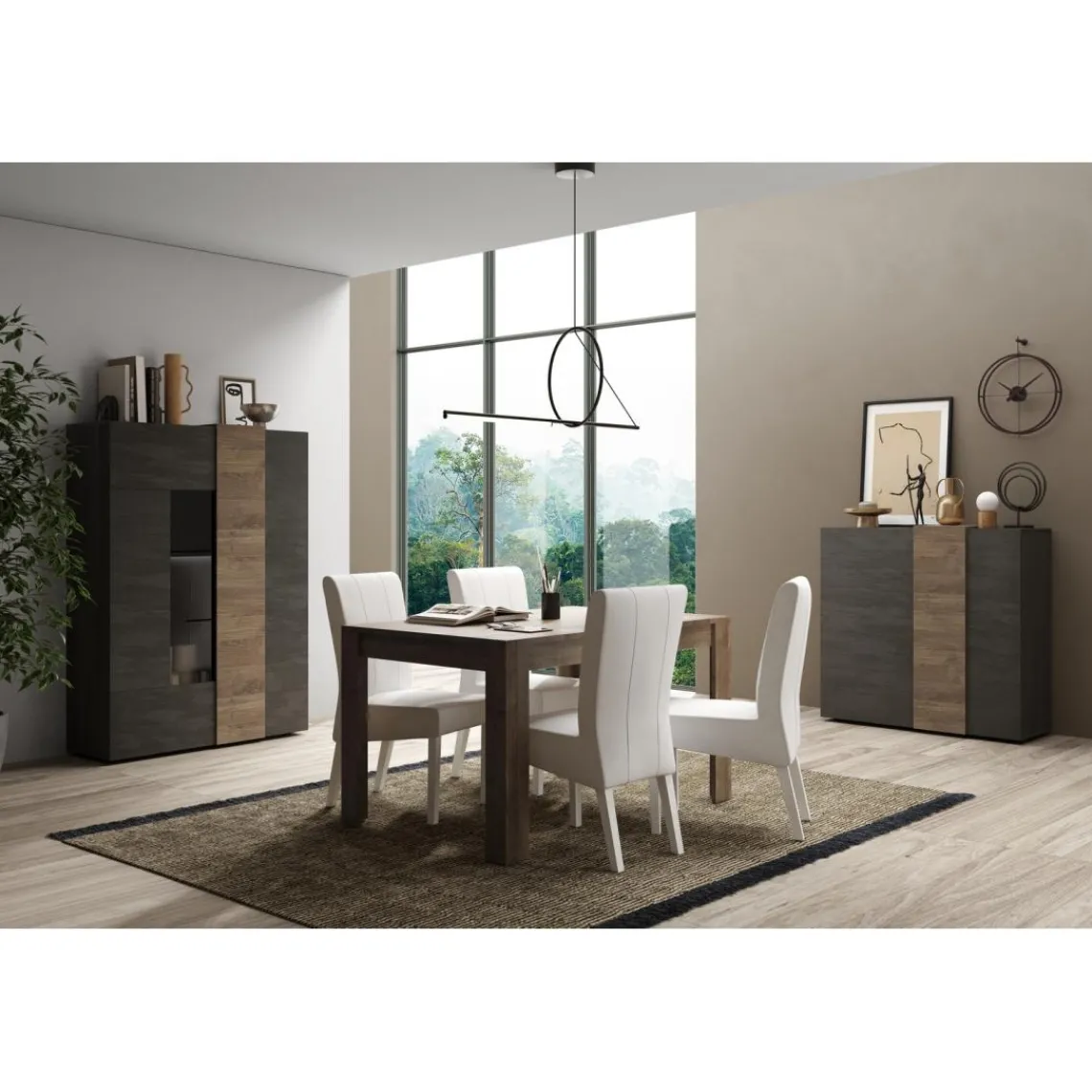 3S. x Home Highboard 2 portes titan mercure Online