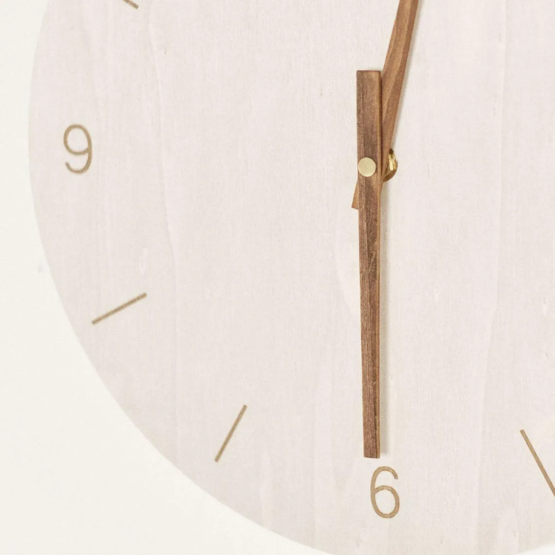 Factory Horloge contreplaquée ronde - Simplicity Hot