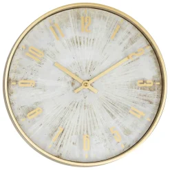 3S. x Home Horloge Izzie en verre Discount