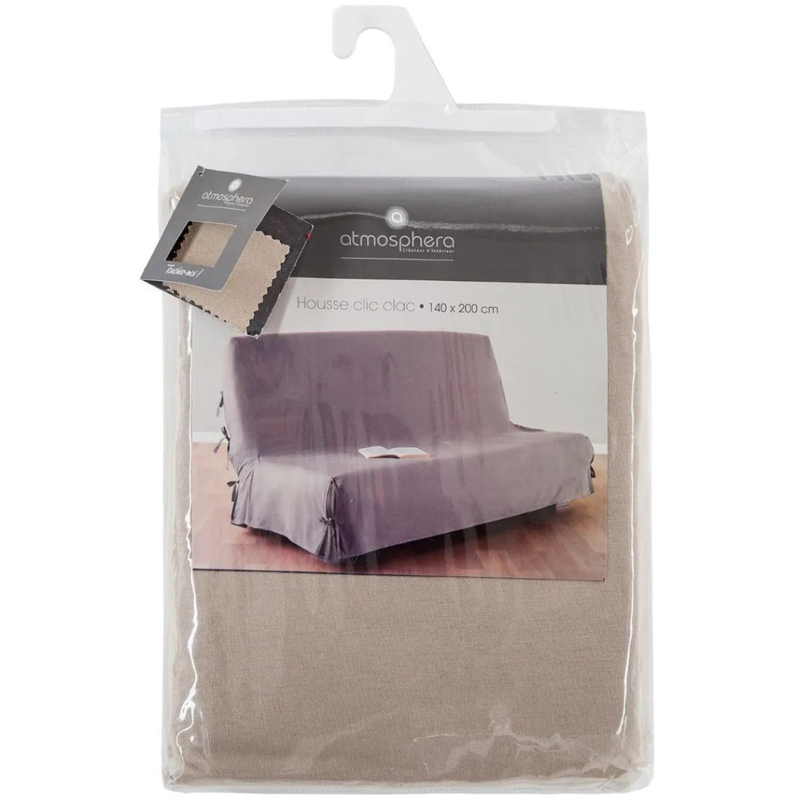 3S. x Home Housse de clic clac 140x200 - lin Outlet