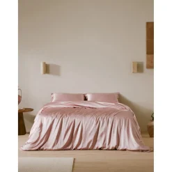 LilySilk Housse de Couette en Soie Luxueuse Sans Couture Rose Best