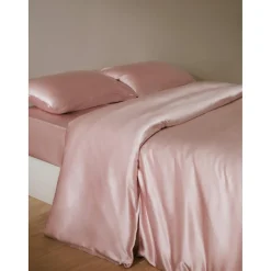 LilySilk Housse de Couette en Soie Luxueuse Sans Couture Rose Best