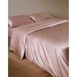 LilySilk Housse de Couette en Soie Luxueuse Sans Couture Rose Best