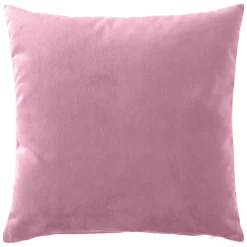 3S. x Collection (Nos Imprimés) Housse de coussin lin lavé - rose Discount