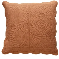 Becquet Housse d'oreiller BAILLARGUES caramel en coton New