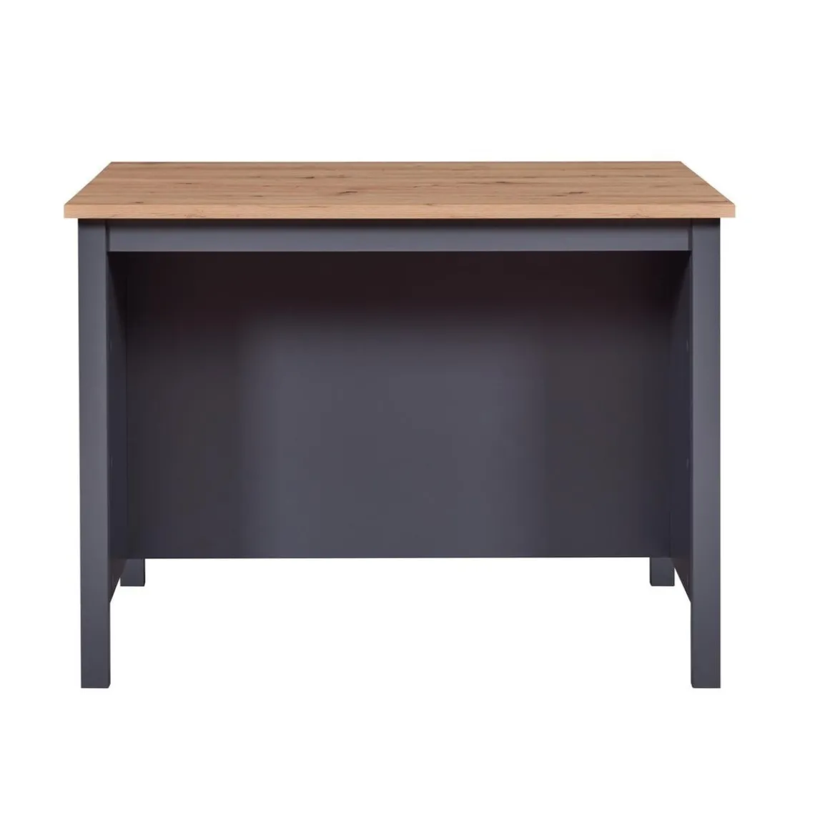 3S. x Home Ilot de cuisine NELLINA gris / Chêne Artisan Clearance