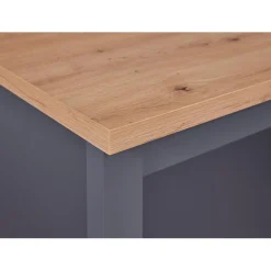 3S. x Home Ilot de cuisine NELLINA gris / Chêne Artisan Clearance