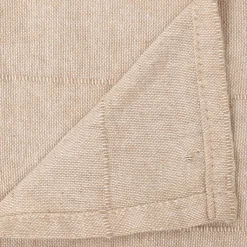 3S. x Home Jeté de lit Écru