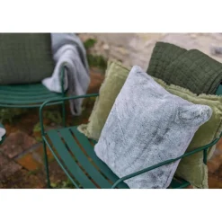 Maison Vivaraise Jeté de lit Swami Olive Discount