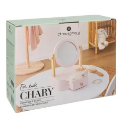 3S. x Home Jeu coiffeuse à poser enfant Chary Rose Hot