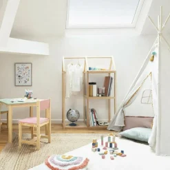 3S. x Home Jeu Cube Construction en Bois 50 pièces Sale