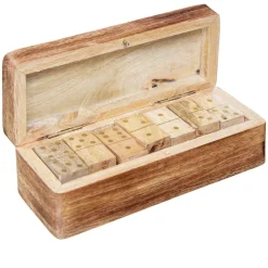 3S. x Home Jeu domino en manguier 16x6,5x5cm Clearance