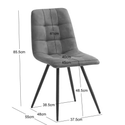 3S. x Home La chaise BJORN son design scandinave Discount