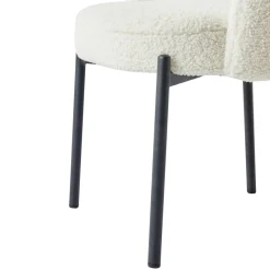 3S. x Home La chaise GRIMSTAD avec design scandinave Blanc Outlet