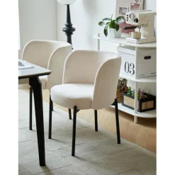 3S. x Home La chaise GRIMSTAD design scandinave Beige New