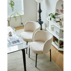 3S. x Home La chaise GRIMSTAD design scandinave Beige New