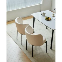 3S. x Home La chaise GRIMSTAD design scandinave Beige New