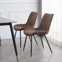 3S. x Home La chaise KOGE design scandinave marron Outlet