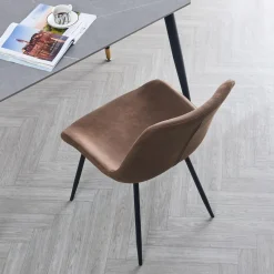 3S. x Home La chaise KOGE design scandinave marron Outlet