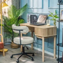 3S. x Home La chaise LARS son design scandinave blanc New