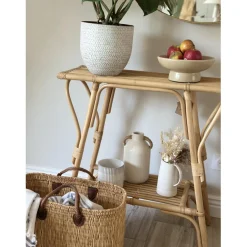 3S. x Home La console NUHA design scandinave et sa structure en rotin durable Clearance