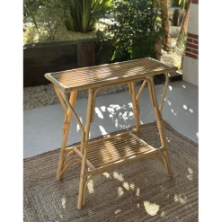 3S. x Home La console NUHA design scandinave et sa structure en rotin durable Clearance