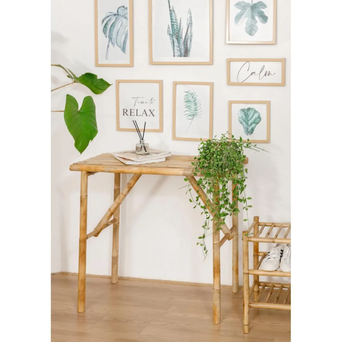 3S. x Home La console PATTANI design scandinave et sa structure en bois massif Clearance