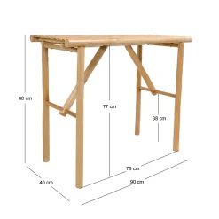 3S. x Home La console PATTANI design scandinave et sa structure en bois massif Clearance