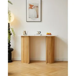 3S. x Home La console PIREUS design scandinave et sa structure en bois massif Hot