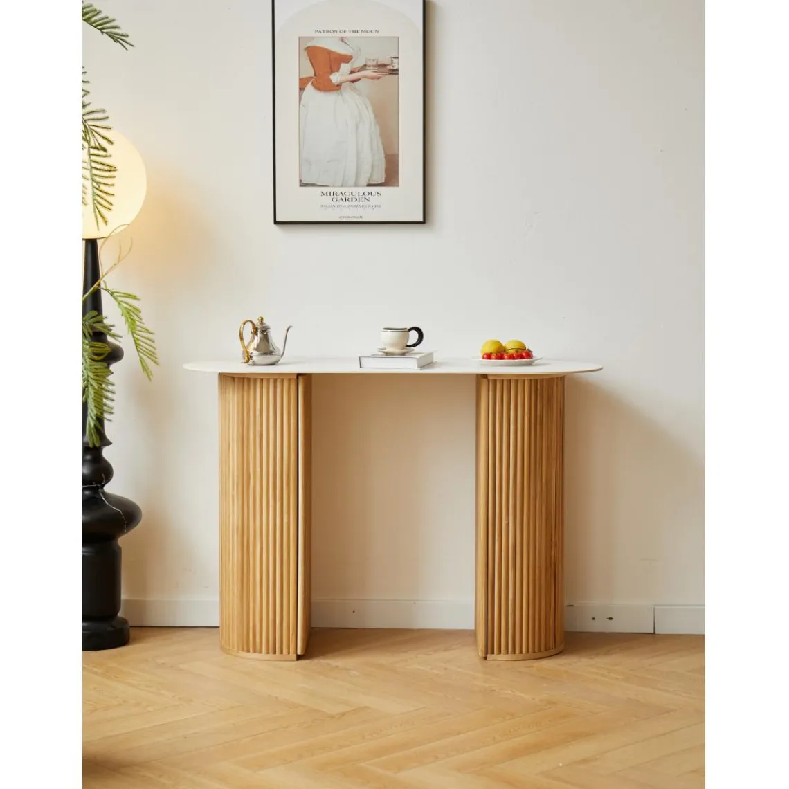 3S. x Home La console PIREUS design scandinave et sa structure en bois massif Hot