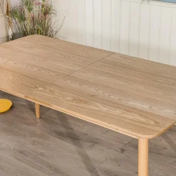 3S. x Home La table à manger CORTE design intempore style scandinave élégant 6 à 8 personnes rallonges extensibles