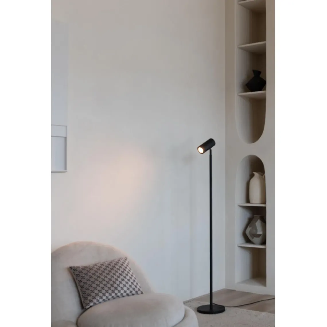 Good & Mojo Lampadaire bambou Java noir New