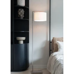 It s About Romi Lampadaire Boston sable abat-jour blanc Online