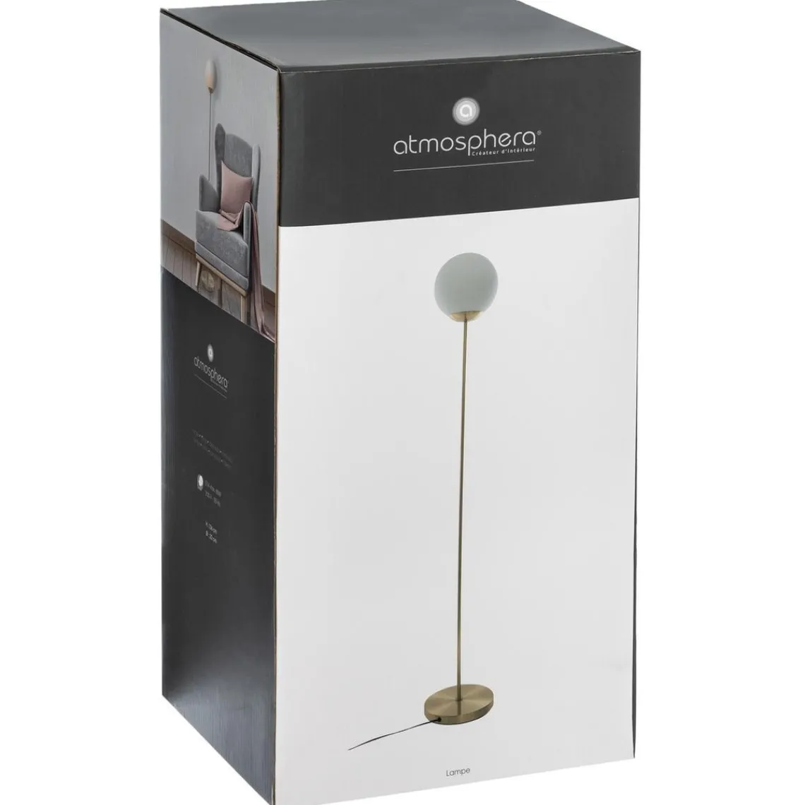 3S. x Home Lampadaire Boule Dris H. 134 cm Outlet