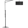 It s About Romi Lampadaire en Fer Noir Pied l.185 cm en Ciment BRIGHTON