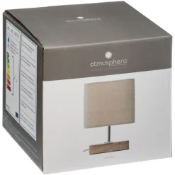 3S. x Home Lampe à Poser Bois H. 21 cm Best