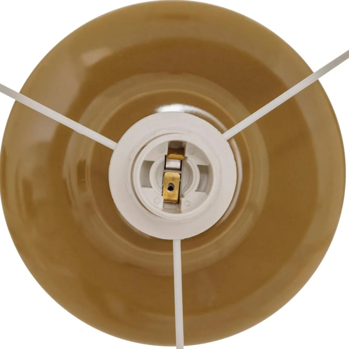 3S. x Home Lampe à poser champignon secteur Vinus vert Kaki Discount