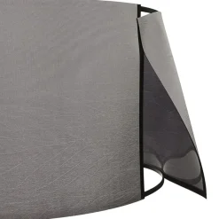 ALTEREGO Lampe à poser design 'SPRING MINI' avec abat-jour gris et trépied noir Hot