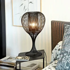 Becquet Lampe à poser en Métal Noir Sale