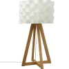 3S. x Home Lampe bambou papier
