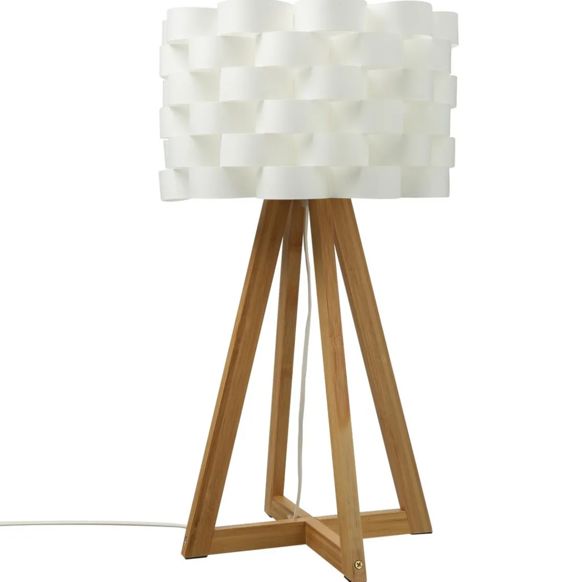 3S. x Home Lampe bambou papier