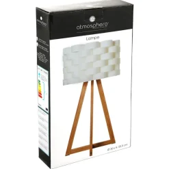 3S. x Home Lampe bambou papier