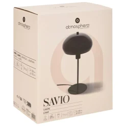 3S. x Home Lampe champignon à poser Noir