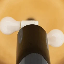 3S. x Home Lampe cylindrique Jody verre ambre Best