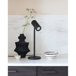 Good & Mojo Lampe de table bambou Java noir Outlet