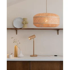 Good & Mojo Lampe de table bambou Java naturel New