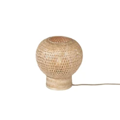 Good & Mojo Lampe de table Barbados bambou globe naturel Sale