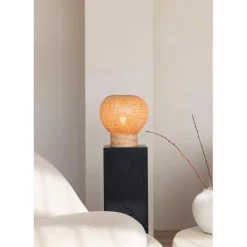 Good & Mojo Lampe de table Barbados bambou globe naturel Sale