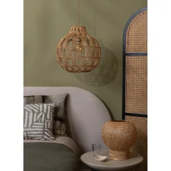 Good & Mojo Lampe de table Barbados bambou globe naturel Sale