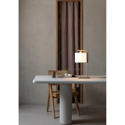 It s About Romi Lampe de table Boston sable abat-jour blanc Discount